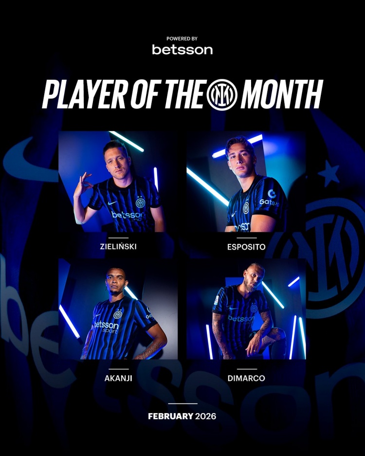 星空体育官方入口-国米2月最佳球员候选：泽林斯基、埃斯波西托、阿坎吉、迪马尔科